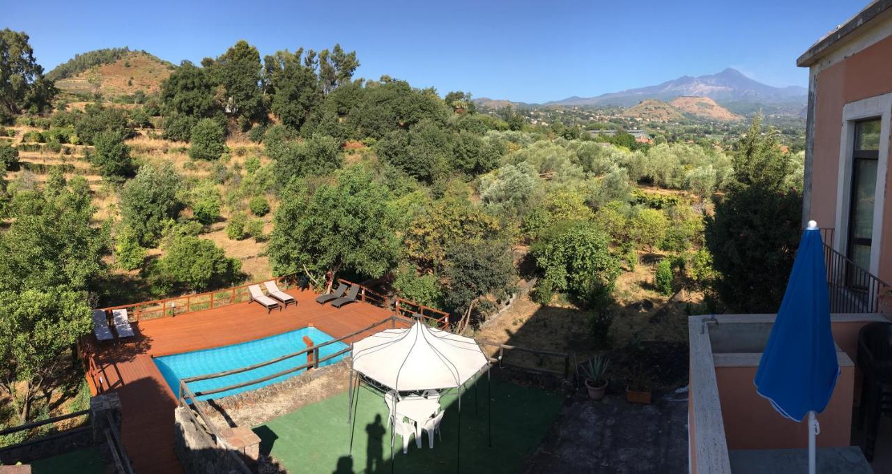 Villa Bonaccorso - Antica E Maestosa Villa Con Piscina Ai Piedi Dell'Etna วิอากรานเด ภายนอก รูปภาพ