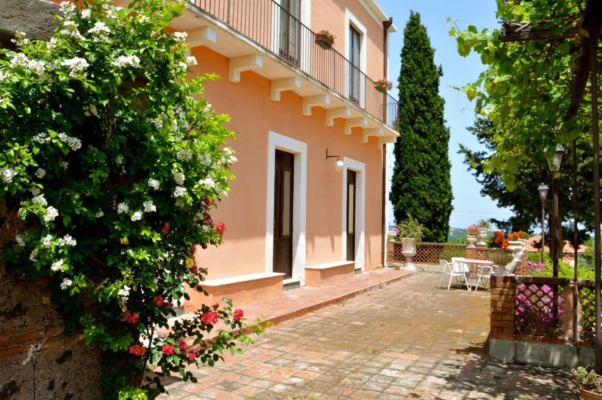 Villa Bonaccorso - Antica E Maestosa Villa Con Piscina Ai Piedi Dell'Etna วิอากรานเด ภายนอก รูปภาพ