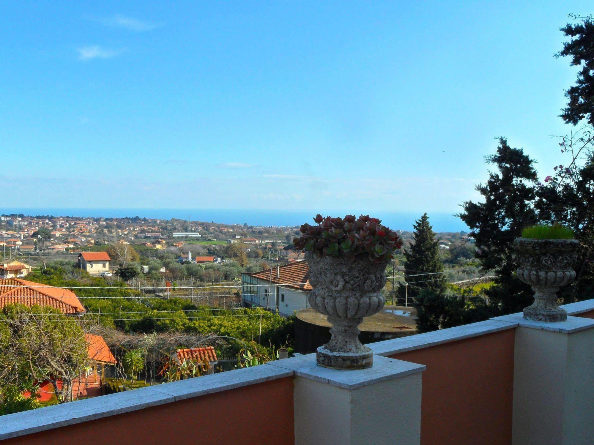 Villa Bonaccorso - Antica E Maestosa Villa Con Piscina Ai Piedi Dell'Etna วิอากรานเด ภายนอก รูปภาพ
